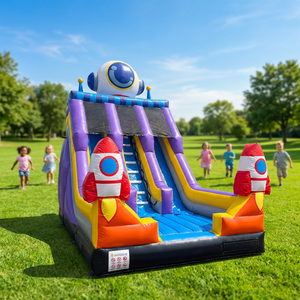 <span class=keywords><strong>Château</strong></span> gonflable pour enfants et adultes - Utilisation commerciale, fête, divertissement, location intérieure/extérieure, matériau PVC, installation facile, tailles personnalisées - Product Image 4