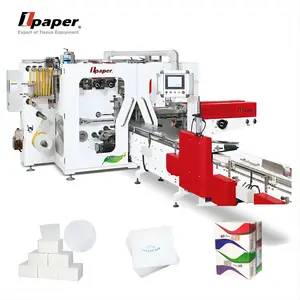 S-Vouw N Vouw Z Vouw Papieren Handdoeken Handdoekje Tissuepapier Twee Lagen Lijm Laminering Embossing Snijmachine