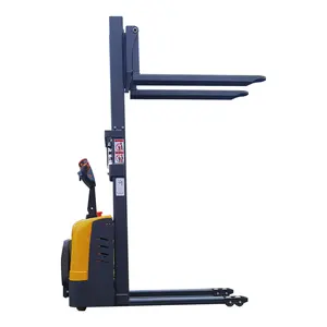 Factory Customized 2ton Stand Drive Hydraulic Full Electric Pallet Stacker Electric Forklift