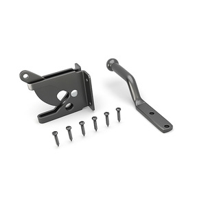 Loquet de porte Jensen en acier au carbone électrophorétique, court et long avec couvercle, 34 mm, 144 mm, 60 mm, pour la sécurité des portes et fenêtres - Product Image 4