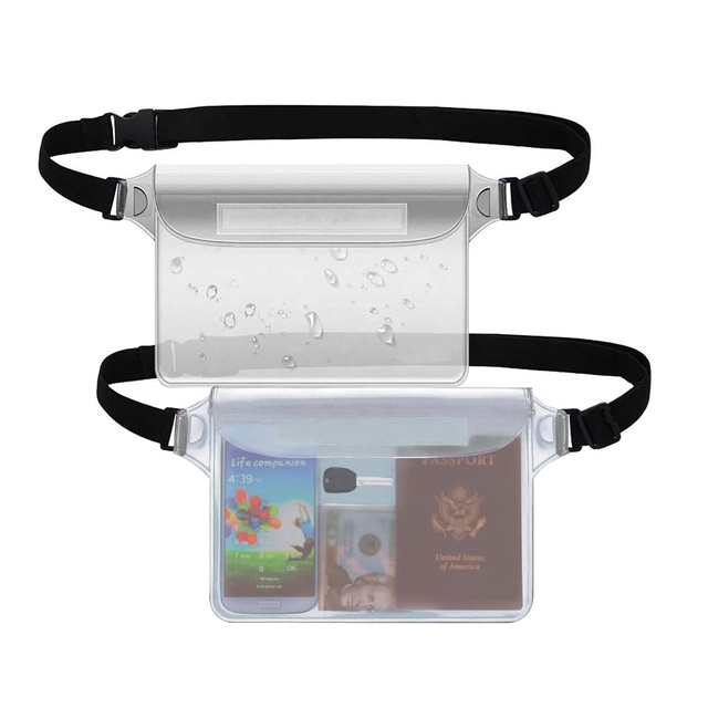 Customized Brand Water Proof Phone Pouch Bag, Waterproof Fanny Pack Bag for Swimming Boating