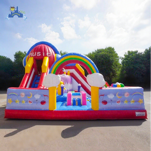 Lilytoys音乐派对主题充气蹦床跳跃定制户外充气游戏儿童趣味城堡 - Product Image 1