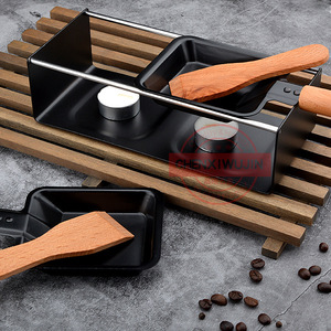 Amz Venta caliente Mini Chocolate Queso <span class=keywords><strong>Fondue</strong></span> Melting Pan <span class=keywords><strong>Fondue</strong></span> Set con mango <span class=keywords><strong>de</strong></span> madera - Product Image 3