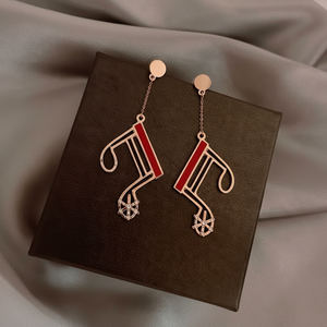 Tending moda Boho in acciaio inox Huggie orecchini eleganti foglia di perle gioielli per le donne vendita calda all'ingrosso - Product Image 1