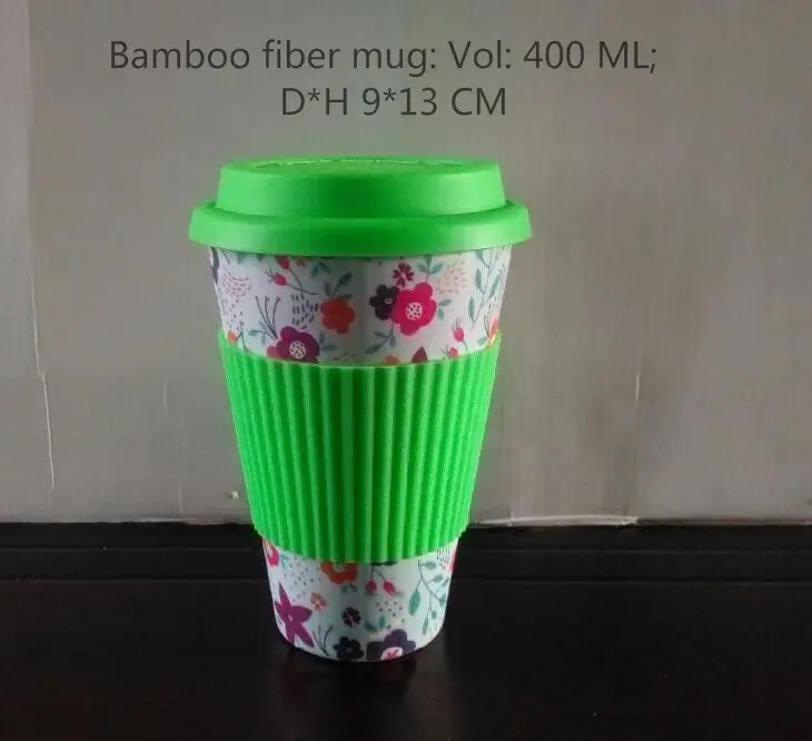 Экологически чистая 100% биоразлагаемая чашка для кофе из бамбукового волокна