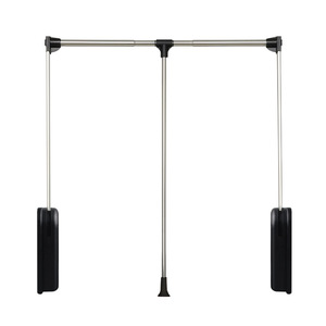Wardrobe Pull Down <b>Clothes</b> Rod Stainless Steel Wall Mounted Clothing Organizer For Wardrobe <b>Storage</b> - Product Image 3
