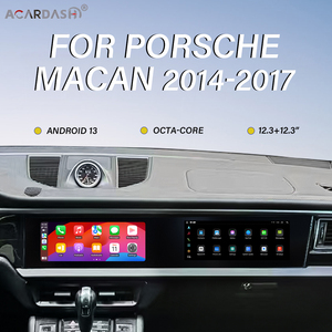 Lecteur DVD de voiture Android avec écran tactile double 12,3 pouces ACARDASH, écran interactif pour Macan 2014-2017 PCM3.1 PCM4.0 avec Carplay - Product Image 4