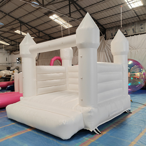 Jeu de pelouse de jardin de <span class=keywords><strong>mariage</strong></span> de maison de rebond d'air extérieur pour enfants avec château gonflable de trampoline de projet pour des enfants - Product Image 4