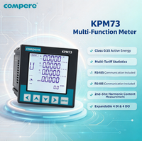Compteur de panneau compact 96*96mm multifonctionnel pour la puissance et l'énergie, avec capacités de surveillance élevées 4*DI et 4*DO