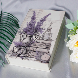 Caja de Perfume Personalizada de 30 ml, Embalaje de Cartón Recubierto de Papel, Tapa Magnética, Forma de Libro, Forma Personalizada Disponible - Product Image 3