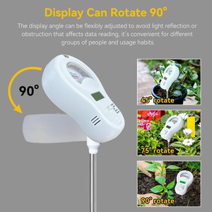 เครื่องวัดความชื้นในดิน 6 in 1 พร้อมฟังก์ชันพับหมุนได้ 90 องศา เครื่องวัดค่า pH ดิน เครื่องวัดความชื้นในดิน เครื่องทดสอบดิน - Product Image 5