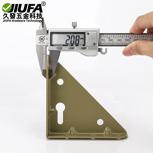 Support mural d'angle Jiufa pour meuble de salle de bain 208 mm en acier inoxydable pour fixation d'armoire - Product Image 1
