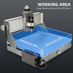 LUNYEE 4040 DIY CNC Router masaüstü oyma makinesi için 500W mil motoru ile ahşap freze sondaj ve oyma - Product Image 2