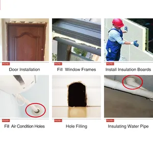 Spray Foam Manufacture JUHUAN Higher Selling Fire Retardant Pu Liquid Foam Insulation Spray Reinforced Polyurethane Foam