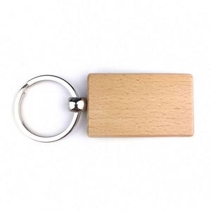 Custom Designed Logo Printed Engraved Name Wooden Keychain Promotional <b>Blank</b> Keychains & Carabiners - Product Image 4