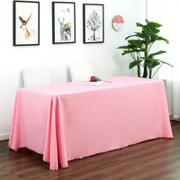 Nappe carrée en polyester pour événements, sur mesure, pour la restauration, les hôtels, les salles à manger, les organisateurs de fêtes