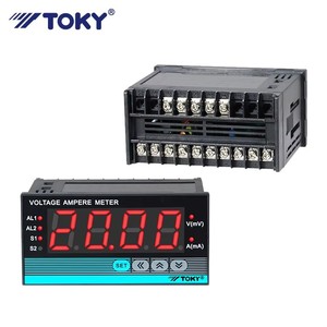 Medidor Digital Inteligente Industrial TOKY de 48*96mm con Pantalla de 4 Dígitos para Voltaje y Amperaje - Product Image 4