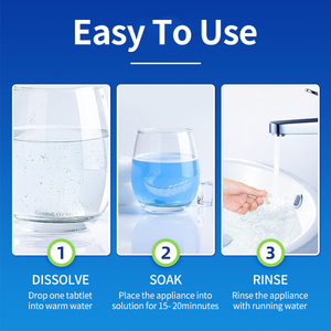 Comprimés nettoyants de retenue de marque privée comprimés nettoyants <span class=keywords><strong>pour</strong></span> prothèses dentaires <span class=keywords><strong>pour</strong></span> appareils dentaires et protège-dents de <span class=keywords><strong>nuit</strong></span> - Product Image 4