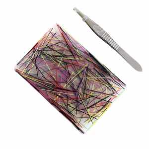 ของเล่นซิลิโคนเส้นไหมแบบลอกออกได้ทรงสี่เหลี่ยมผืนผ้าของเล่นซิลิโคนสำหรับคลายเครียดเพื่อการศึกษาประสาทสัมผัส - Product Image 3