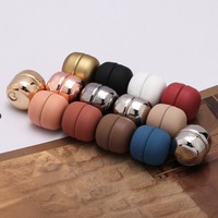 Broches fantaisie en soie musulmane à aimant fort, couleur Macron, broches rondes magnétiques pour hijab musulman pour femmes