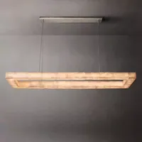 Lustres en marbre naturel en gros de l'usine Hullxine avec LED, indice 95. Convient à la décoration des hôtels et des villas.