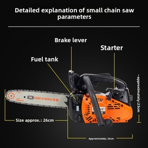 <span class=keywords><strong>Motosierra</strong></span> <span class=keywords><strong>de</strong></span> Gasolina Modelo 2500 <span class=keywords><strong>de</strong></span> 12 Pulgadas, Especial <span class=keywords><strong>para</strong></span> Cortar Bambú, Pequeña, <span class=keywords><strong>de</strong></span> Uso Doméstico, con una Sola Mano - Product Image 4