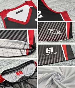 Conjunto Deportivo Reversible Aibort, Tejido Transpirable y Elegante, con Logotipo Personalizado del Equipo, Uniforme <span class=keywords><strong>de</strong></span> Baloncesto Unisex - Product Image 2