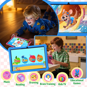 El Mejor Regalo, Tablet Infantil de 10.1 Pulgadas, Octa Core, 8GB+256GB, con Aplicaciones Educativas Preinstaladas, Android 14, para Niños y Niñas - Product Image 2