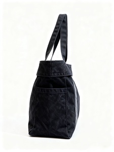 Sac fourre-tout en toile de haute qualité, grande capacité, écologique, recyclable, pliable, avec fermeture éclair, sac à bandoulière, design personnalisé - Product Image 3