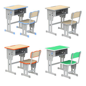 Chaises et tables individuelles pour élèves, disponibles en couleurs personnalisées, vente en gros de mobilier scolaire pour salles de classe - Product Image 6