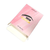 Boîte en papier écologique recyclable pour cils avec laminage mat et gaufrage, taille et couleur personnalisées