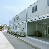 Casa Contenedor Prefabricada Moderna TOPPRE de 2 Pisos, Casa Contenedor Desmontable, Edificio de Oficinas Portátil