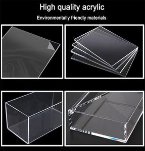 صندوق أكريليك شفاف صندوق تخزين من الأكريليك بحجم مخصص - Product Image 4