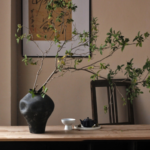 P180 Vase en céramique rural de bureau Offres Spéciales Ornements Artisanat Minimaliste Vintage Home Irregular Spot Vase Vintage en céramique - Product Image 5