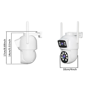 Système de sécurité CCTV 4 canaux avec vision nocturne, <span class=keywords><strong>NVR</strong></span> LCD, caméra IP WiFi domestique, système de panneaux solaires basse consommation, carte SD Cloud - Product Image 6