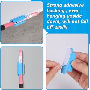 Porte-stylo X1012, support adhésif en silicone pour accessoires de bureau, porte-crayons et marqueurs - Product Image 3