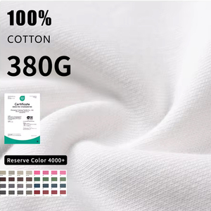 เสื้อฮู้ดดี้ผู้ชายสำหรับฤดูหนาว ผ้าคอตตอนถักเนื้อหนา ซิปหน้า ทรงโอเวอร์ไซส์ เป็นมิตรต่อสิ่งแวดล้อม ผ้าไม่ยับ พร้อมโลโก้แบบกำหนดเอง - Product Image 4