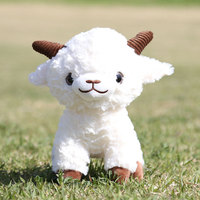 Vente en gros usine : Peluche de chèvre blanche en forme de mouton, jouet en peluche, poupée de chèvre debout, personnalisable OEM, plusieurs tailles, jouet pour enfants en gros