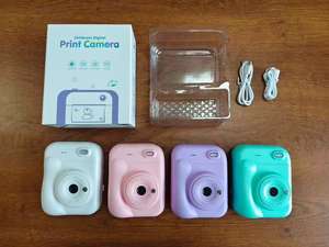 Nouvel appareil photo numérique HD intelligent avec impression instantanée et couleur pour enfants, un cadeau adorable - Product Image 4