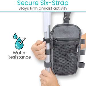 Free sample Hot Sale Quad Cane <b>Walking</b> Cane and Four Leg <b>Walking</b> Stick Poly Bag Foam Hiking <b>Crutches</b> Custom Aluminum Adult Men - Product Image 3