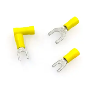 Coated Tin Plating Crimp Spade Connector Terminal U Type Cable Lug