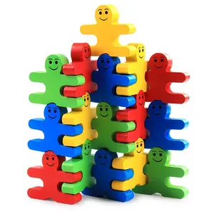 16 件 MDF 件木制教育玩具儿童的平衡积木