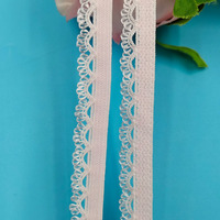 Garniture en dentelle picot pour la couture de vêtements ceinture élastique spandex bord picot bande élastique pour vêtements sous-vêtements