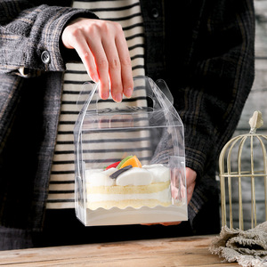 Caja para Pastel con Asa, Sin Pegamento, para Pastel Pequeño de 4 Pulgadas, en Oferta - Product Image 6