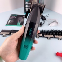 Vgr V-003 9000rpm Metal Salon Barber Clippers Rechargeable Professional Tondeuse à cheveux pour hommes