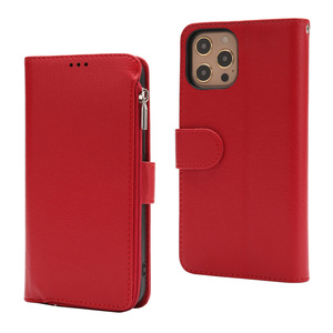 <span class=keywords><strong>Pochette</strong></span> de luxe pour téléphone portable, sacs à fermeture éclair, étui portefeuille pour <span class=keywords><strong>iPhone</strong></span> 15 14 <span class=keywords><strong>13</strong></span> 12 11 Pro Max <span class=keywords><strong>Mini</strong></span> 7 8 X XS XR Plus - Product Image 3