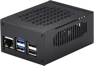 Raspberry <span class=keywords><strong>Pi</strong></span> 5 için Aismartlink Metal Kılıf, <span class=keywords><strong>Pi</strong></span> 5 Aktif Soğutucu, Hat Bağlantı Kartları, Soğutucu ve Hatlar için Yer, Ek Kartlar ve Soğutucu (Siyah) - Product Image 4