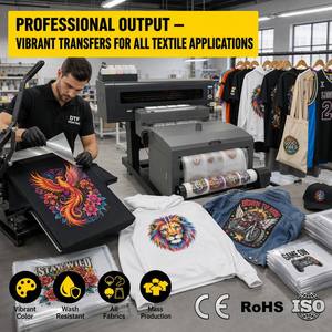 A1 DTF Printer 2 Heads with Powder Shaker <b>Machine</b> Complete DTF Transfer <b>Printing</b> Kit for T Shirt Custom - Product Image 1