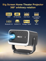 Vidéoprojecteur intelligent 4K WiFi 5G Android 13 Full HD Portable LCD LED Proyector Home Theater 4K TV Projector