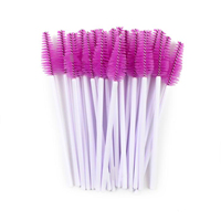 Brosse à cils micro multicolores de haute qualité Lymeebeauty, extensions de cils, plastique noir, jetable, écologique, mascara